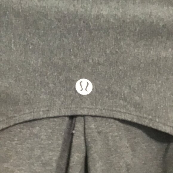 Lululemon Sway Cowl Neck Zip Up Jacket  Charcoal Grey/Black Size 4 - Picture 9 of 14